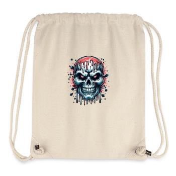 Blood Skull - Stanley/Stella Recycled Gym Bag - natural - Front