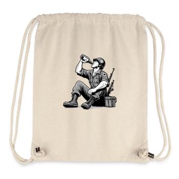 Disarmament of the Armed Forces - Stanley/Stella Recycled Gym Bag - natural - Front