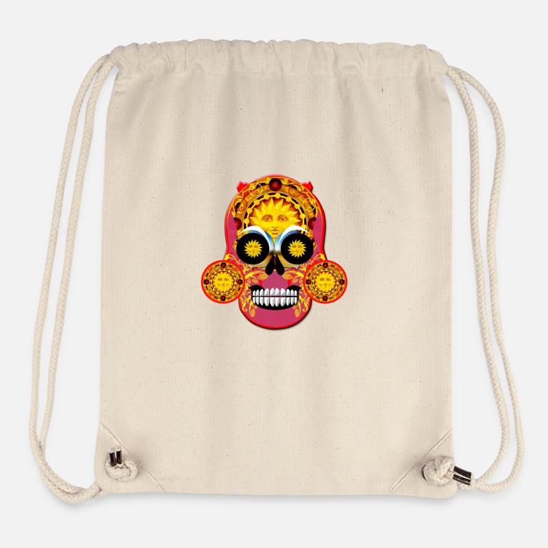 Skull 4 - Stanley/Stella Recycled Gym Bag - natural