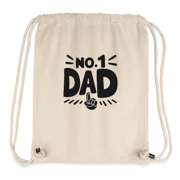 No 1 Dad - Stanley/Stella Recycled Gym Bag - natural - Front