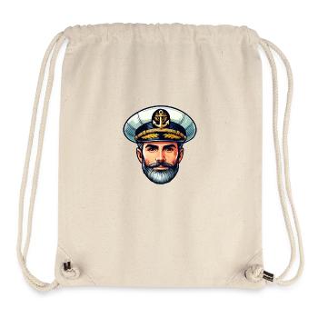 Captain Matrose - Stanley/Stella recycelter Gym Bag - Naturweiß - Vorne