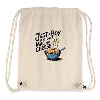 Liebe für Mac 'n' Cheese - Stanley/Stella recycelter Gym Bag - Naturweiß - Vorne