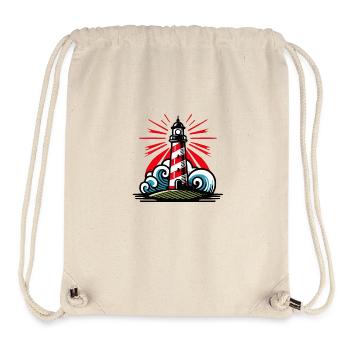 lighthouse - Stanley/Stella Recycled Gym Bag - natural - Front