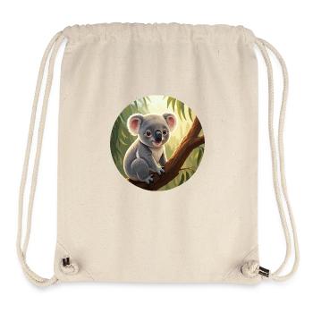 Koala-Bär im Baum - Stanley/Stella recycelter Gym Bag - Naturweiß - Vorne