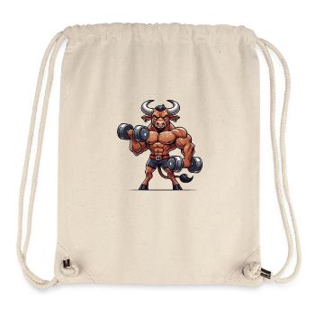 stier fitness - Stanley/Stella recycelter Gym Bag - Naturweiß - Vorne
