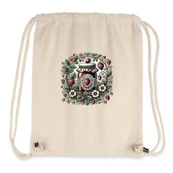 Vintage Strawberry Jam - Stanley/Stella Recycled Gym Bag - natural - Front