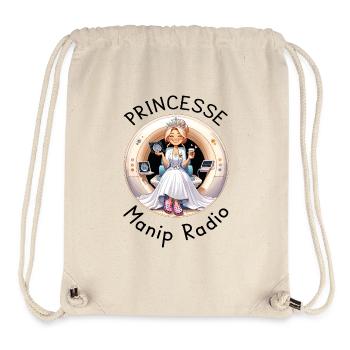 Princesse Manip Radio Manipulatrice Radiologie - Sac à cordon recyclé Stanley/Stella - blanc naturel - Devant