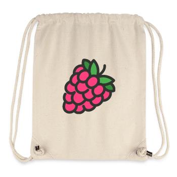 Raspberry - Himbeeren MOTIV - Stanley/Stella recycelter Gym Bag - Naturweiß - Vorne