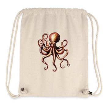 Frau Kraken - Stanley/Stella recycelter Gym Bag - Naturweiß - Vorne