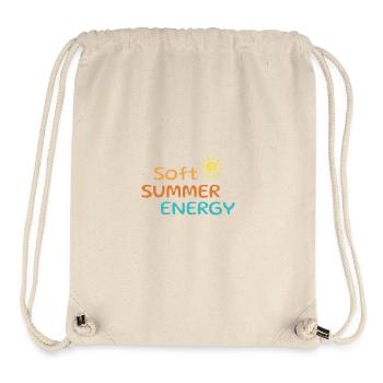 Soft Summer Energy Shirt – Aesthetic Vibes - Sac à cordon recyclé Stanley/Stella - blanc naturel - Devant