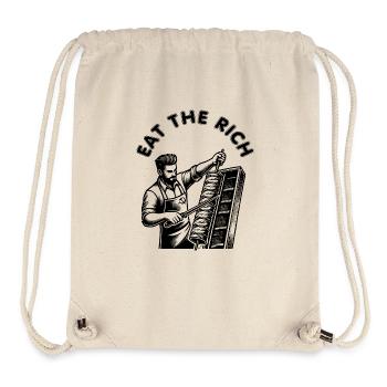 Eat the rich - Stanley/Stella Recycled Gym Bag - natural - Front
