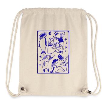 Moonlit Nights Dance Figures in the Star Forest - Stanley/Stella Recycled Gym Bag - natural - Front