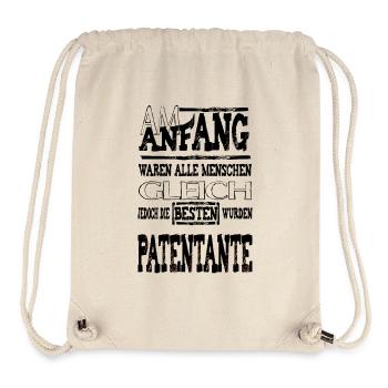 Am Anfang PATENTANTE - Stanley/Stella recycelter Gym Bag - Naturweiß - Vorne
