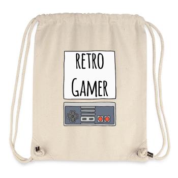 Gamer Retro - Stanley/Stella recycelter Gym Bag - Naturweiß - Vorne