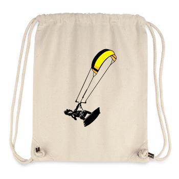 kite-surf - Stanley/Stella recycelter Gym Bag - Naturweiß - Vorne