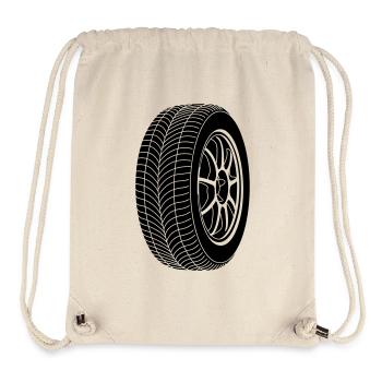 Autoreifen für Sportwagen - Stanley/Stella recycelter Gym Bag - Naturweiß - Vorne