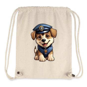 Dog Policewoman - Stanley/Stella Recycled Gym Bag - natural - Front