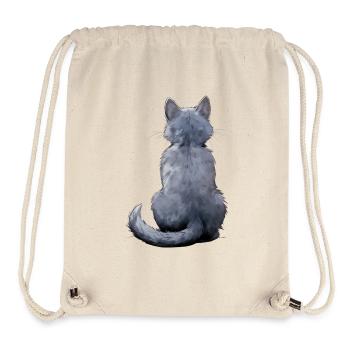 Russisch Blau - Stanley/Stella recycelter Gym Bag - Naturweiß - Vorne