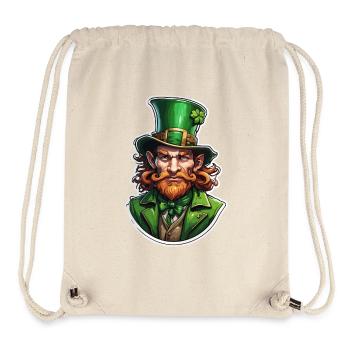 Leprechaun / Leprechaun / Green / Ginger / Ireland - Stanley/Stella Recycled Gym Bag - natural - Front