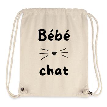 Baby cat - Stanley/Stella Recycled Gym Bag - natural - Front