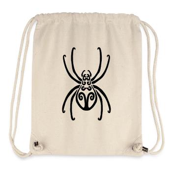 Black Spider - Stanley/Stella Recycled Gym Bag - natural - Front