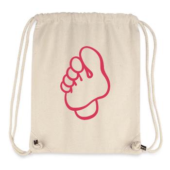 Foot - Foot Care - Podiatrist - Saying - Stanley/Stella Recycled Gym Bag - natural - Front