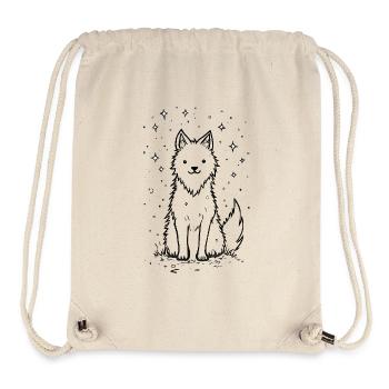 Design minimaliste intemporel - Sac à cordon recyclé Stanley/Stella - blanc naturel - Devant
