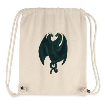 Dragon Love - Stanley/Stella Recycled Gym Bag - natural - Front