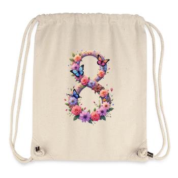 Women's Day 8 March Together for Strength & Freedom - Stanley/Stella Recycled Gym Bag - natural - Front