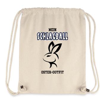 Schlagball Ostern Schlagballer Oster Outfit - Stanley/Stella recycelter Gym Bag - Naturweiß - Vorne