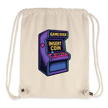 Insert Coin – Retro Arcade Vibes - Stanley/Stella recycelter Gym Bag - Naturweiß - Vorne