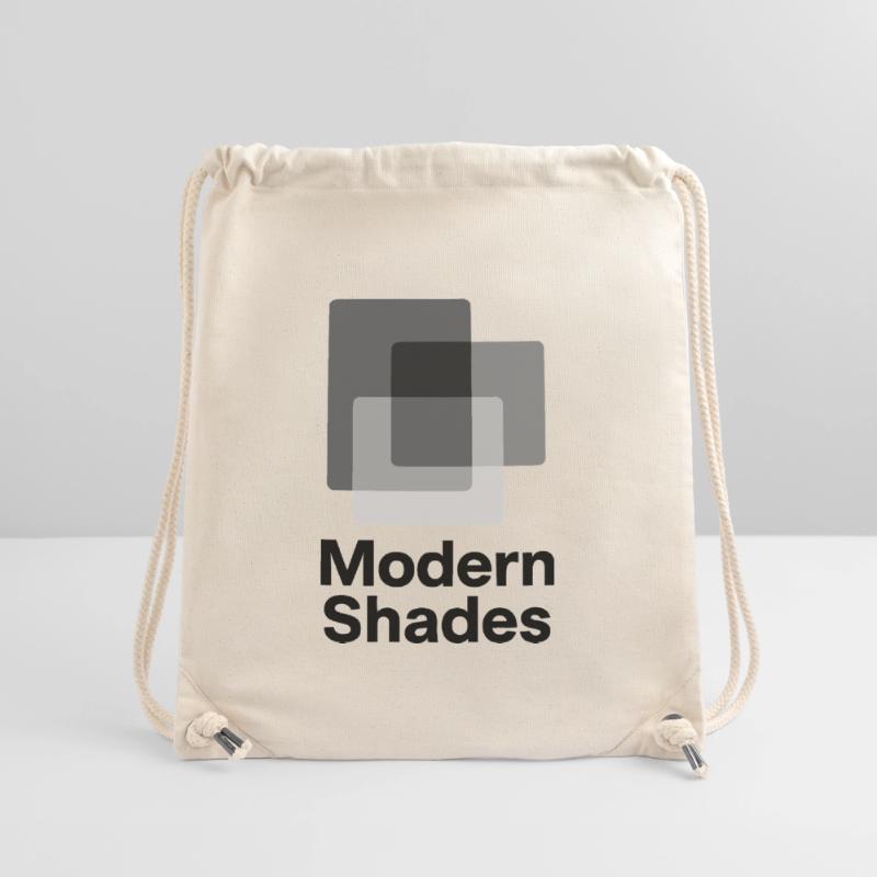 Abstract Gray Square Pattern Stanley/Stella Recycled Gym Bag