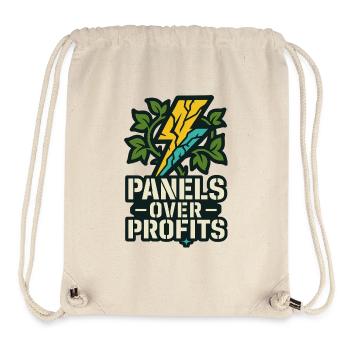 Panels Over Profits - Stanley/Stella Recycled Gym Bag - natural - Front