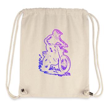 Compact motocross design for motocross - Stanley/Stella Recycled Gym Bag - natural - Front