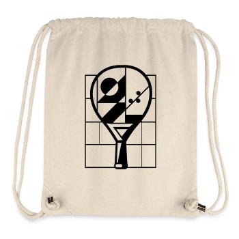 Padel-Racket – Padeliste - Stanley/Stella recycelter Gym Bag - Naturweiß - Vorne