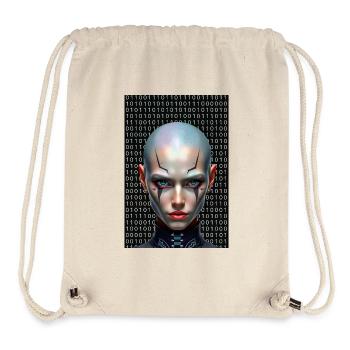Steampunk Girl 06 Futuristic - Stanley/Stella Recycled Gym Bag - natural - Front