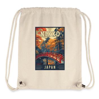 Discover Tranquility of Nikko in Japan - Stanley/Stella Recycled Gym Bag - natural - Front