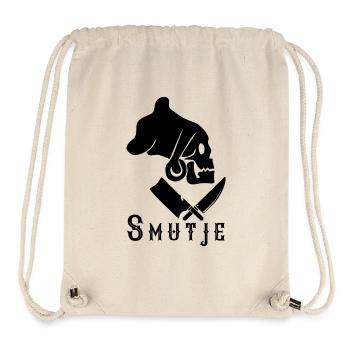 Smutje avec parchemin - Sac à cordon recyclé Stanley/Stella - blanc naturel - Devant
