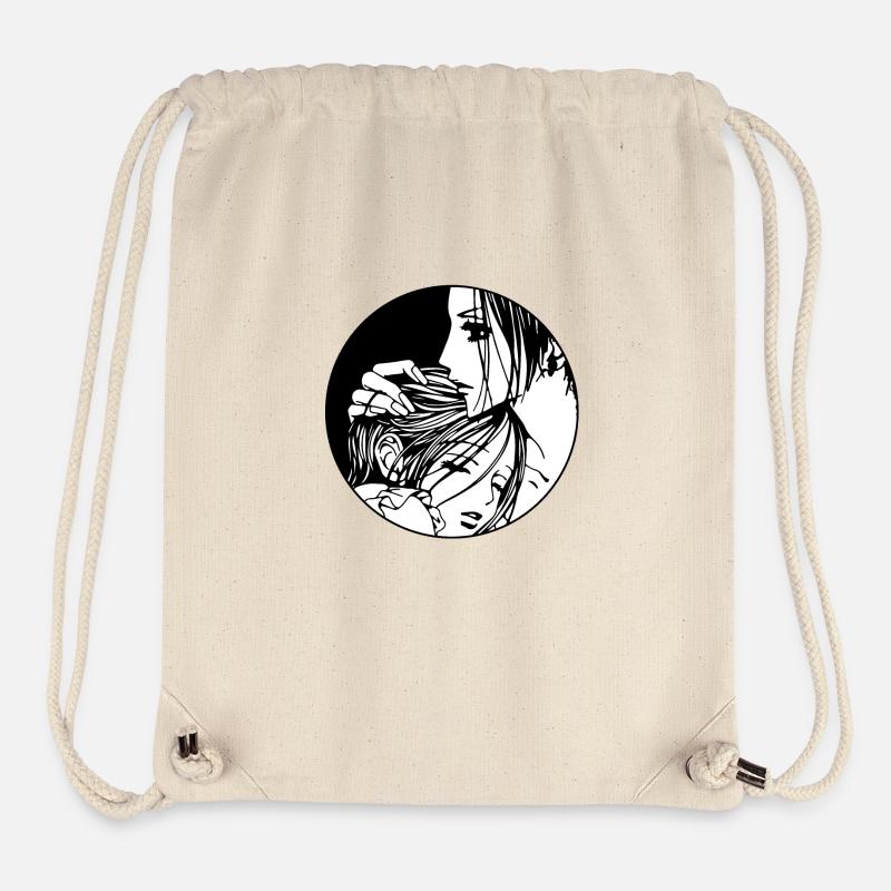 Nana - Manga - Sac à cordon recyclé Stanley/Stella - blanc naturel