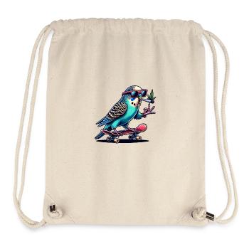 Blatant budgie - Stanley/Stella Recycled Gym Bag - natural - Front