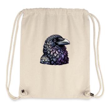 Mystic Raven Art - Stanley/Stella Recycled Gym Bag - natural - Front