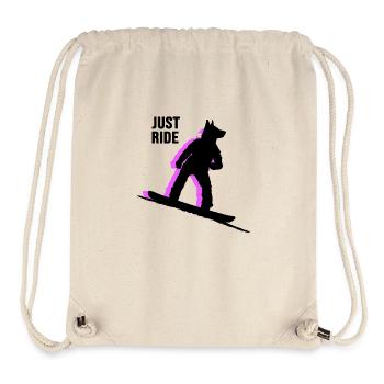 snowboard freestyle - Stanley/Stella recycelter Gym Bag - Naturweiß - Vorne