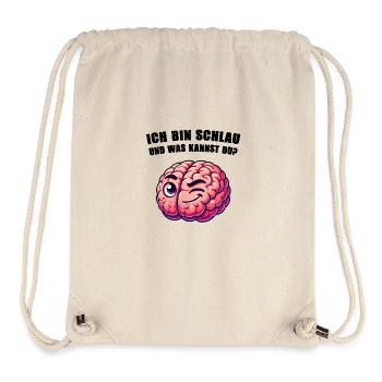 Smart brain - Stanley/Stella Recycled Gym Bag - natural - Front