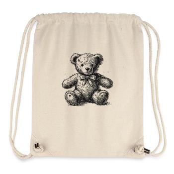 Teddy bear - Stanley/Stella Recycled Gym Bag - natural - Front