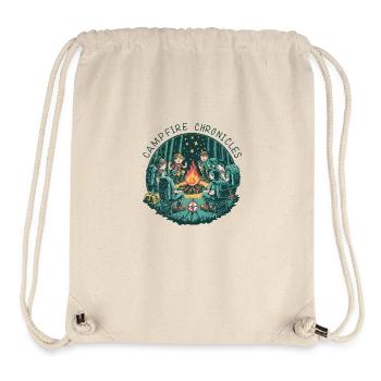 Lagerfeuer-Chroniken - Stanley/Stella recycelter Gym Bag - Naturweiß - Vorne