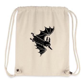 Bat Elli - Sac à cordon recyclé Stanley/Stella - blanc naturel - Devant
