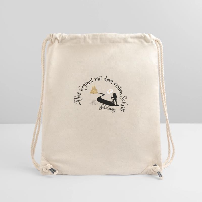 Jakobsweg - Alles beginnt mit dem ersten Schritt Stanley/Stella recycelter Gym Bag