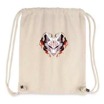 Kitsune-Maske - Stanley/Stella recycelter Gym Bag - Naturweiß - Vorne