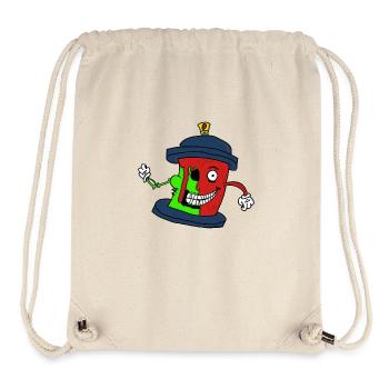 Crazy Spray - Stanley/Stella recycelter Gym Bag - Naturweiß - Vorne