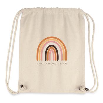 Make your own rainbow - Stanley/Stella recycelter Gym Bag - Naturweiß - Vorne
